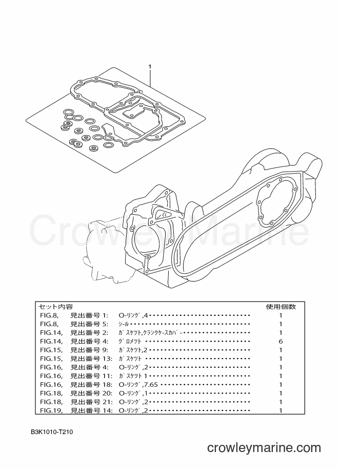 2018 Scooter CEH50D - CEH50D (B3K2) [010] - GASKET KIT B