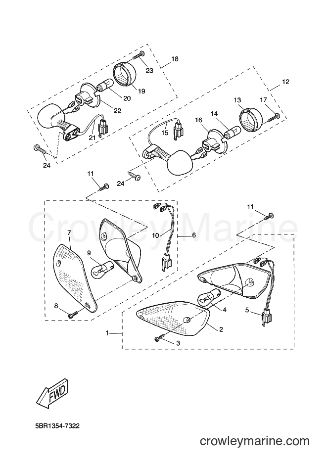 Yamaha Motors YQ50 (3C6F) [090] - FLASHER LIGHT