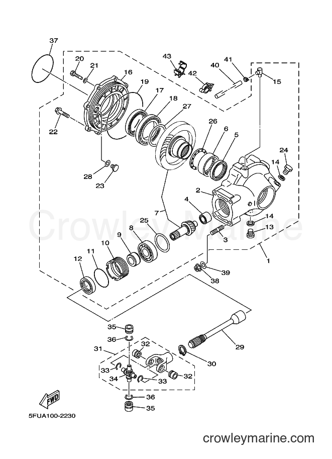 2003 ATV YFM400FWN - YFM400FWN (5FUD) [010] - DRIVE SHAFT
