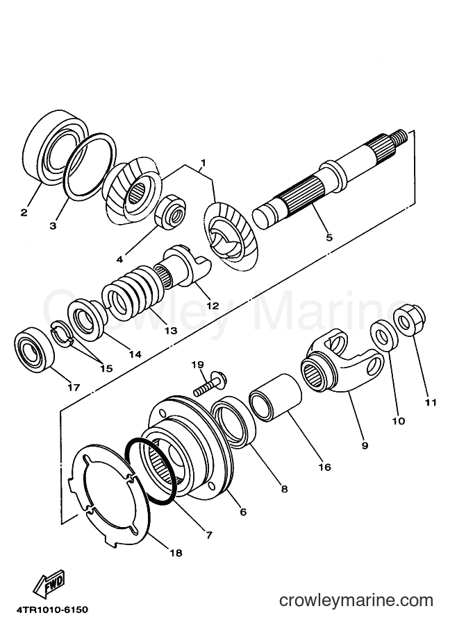 Yamaha Motors XVS650 (4VR1) [090] - MIDDLE DRIVE GEAR