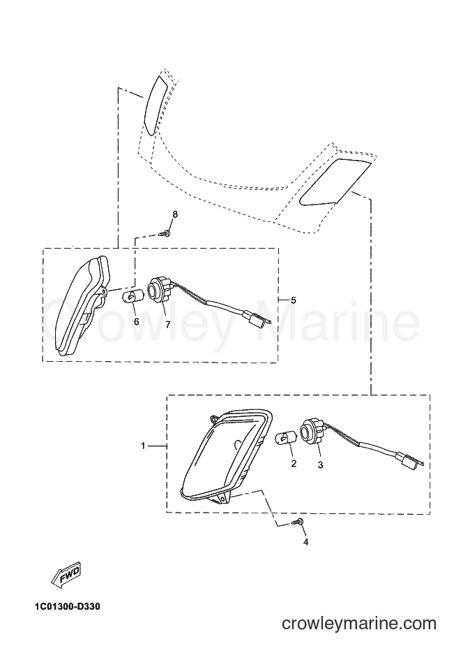 Yamaha Motors YP125R (1B97) [030] - FLASHER LIGHT