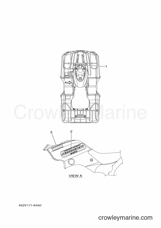 Yamaha Motors YFM350FWAN (4S2V) [010] - GRAPHICS