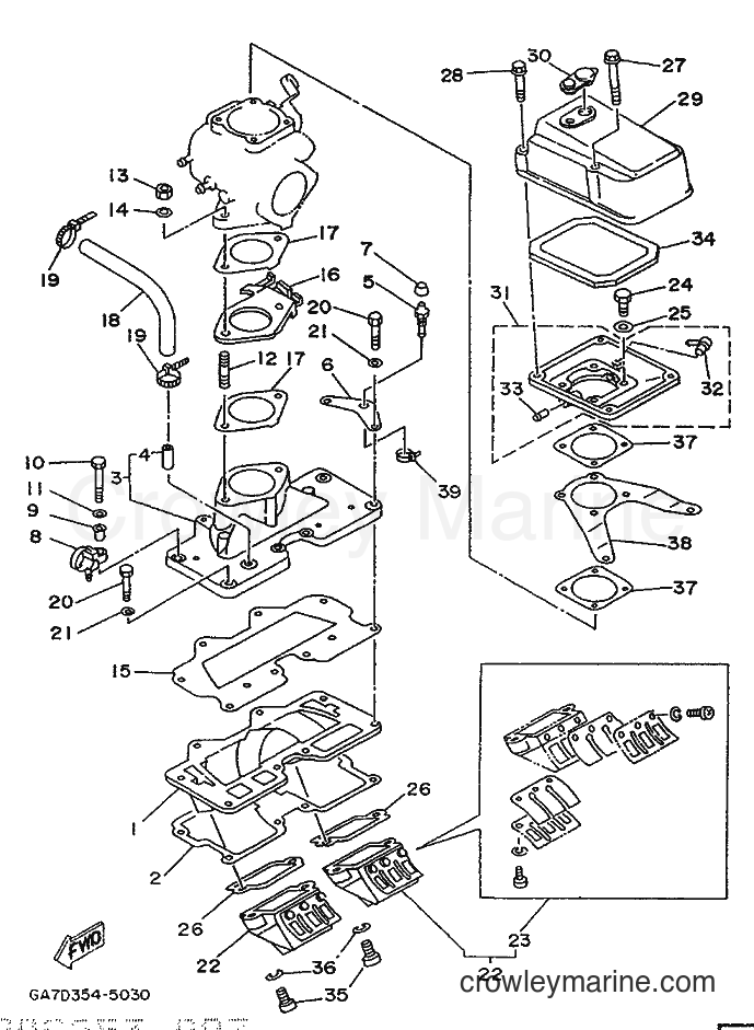 Yamaha Motors WB700 (GA7D) [99A] - INTAKE