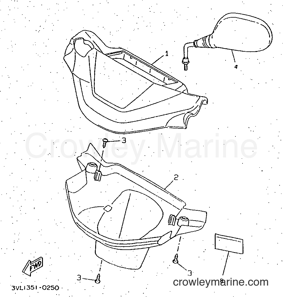 1997 Scooter CW50 - CW50 (4VVB) [999] - COWLING 1