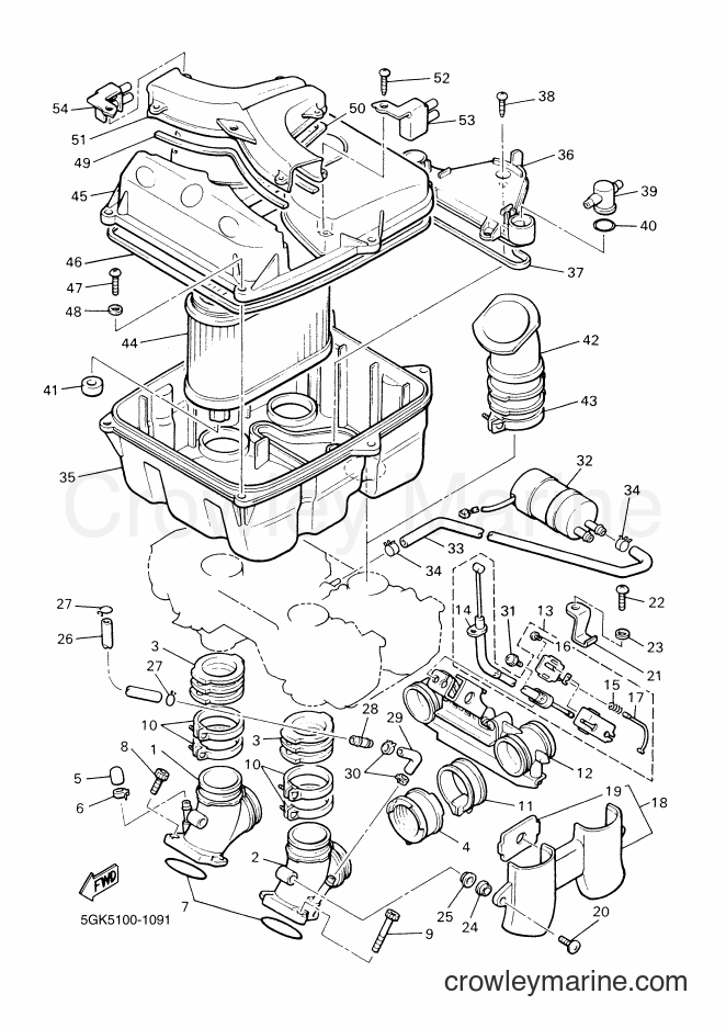 Yamaha Motors VMX12 (5GK7) [010] - INTAKE
