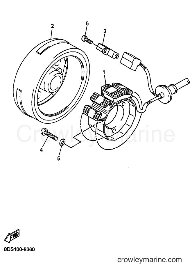 Yamaha Motors VT600 (8EB2) [020] - GENERATOR