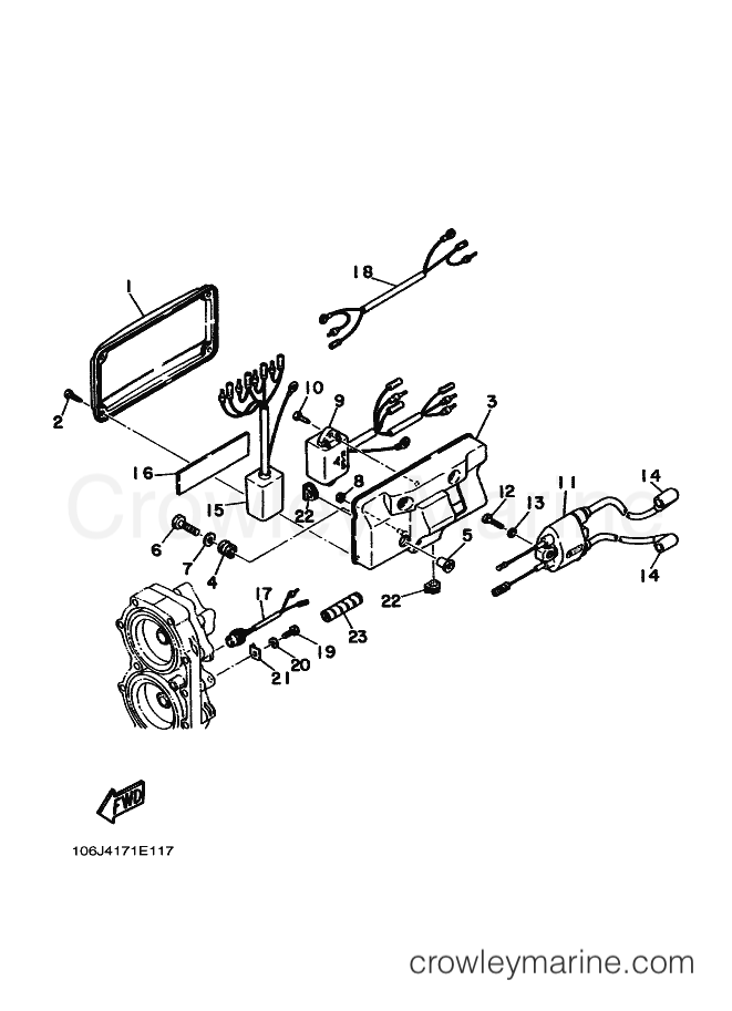 Yamaha Motors E40D (6J4) [010] - ELECTRICAL 1