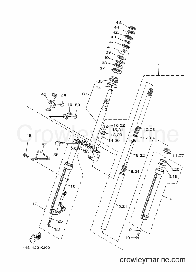Yamaha Motors AL125C (44S2) [010] - STEERING