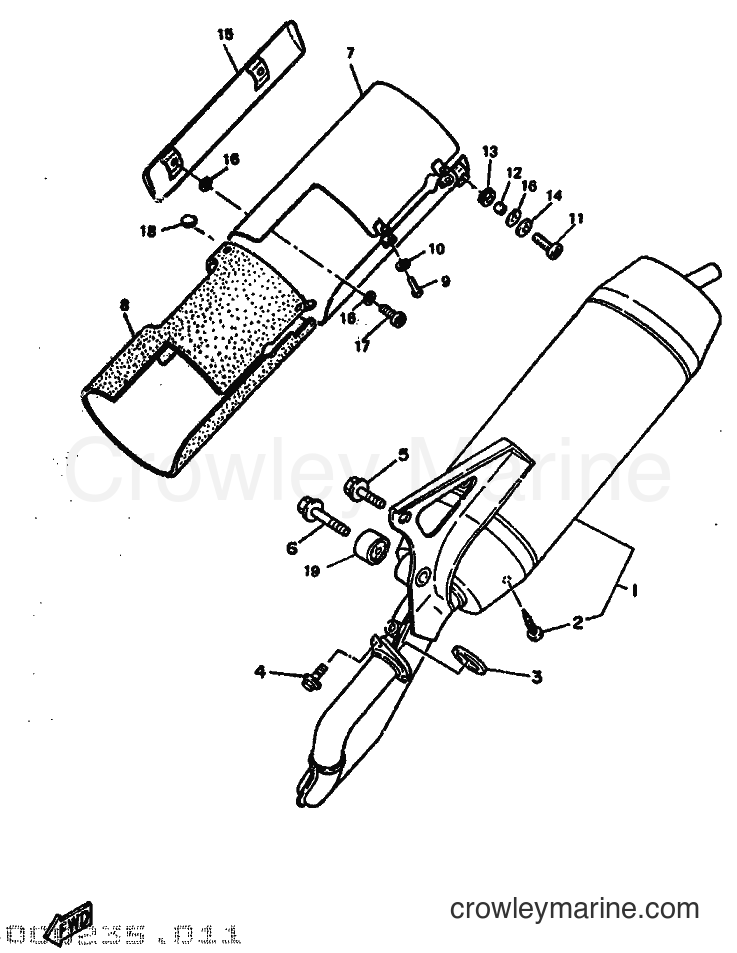1994 Scooter CW50 - CW50 (4EY2) [999] - EXHAUST