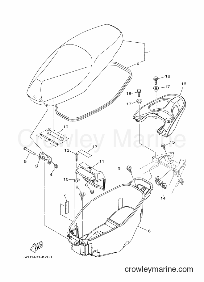 2011 Scooter XC115S - XC115S (52B2) [010] - SEAT