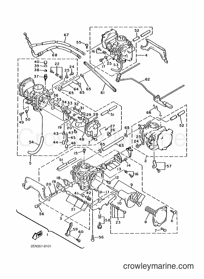 1993 Cruiser VMX12 - VMX12 (3JPB) [010] - CARBURETOR