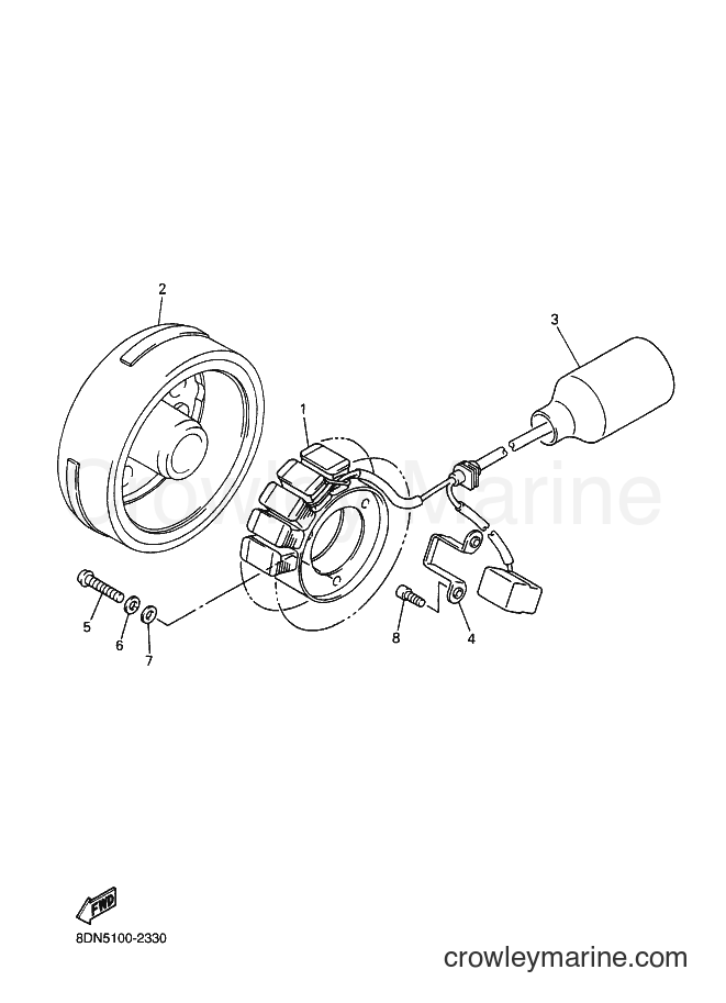 Yamaha Motors SRX700 (8DN5) [020] - GENERATOR