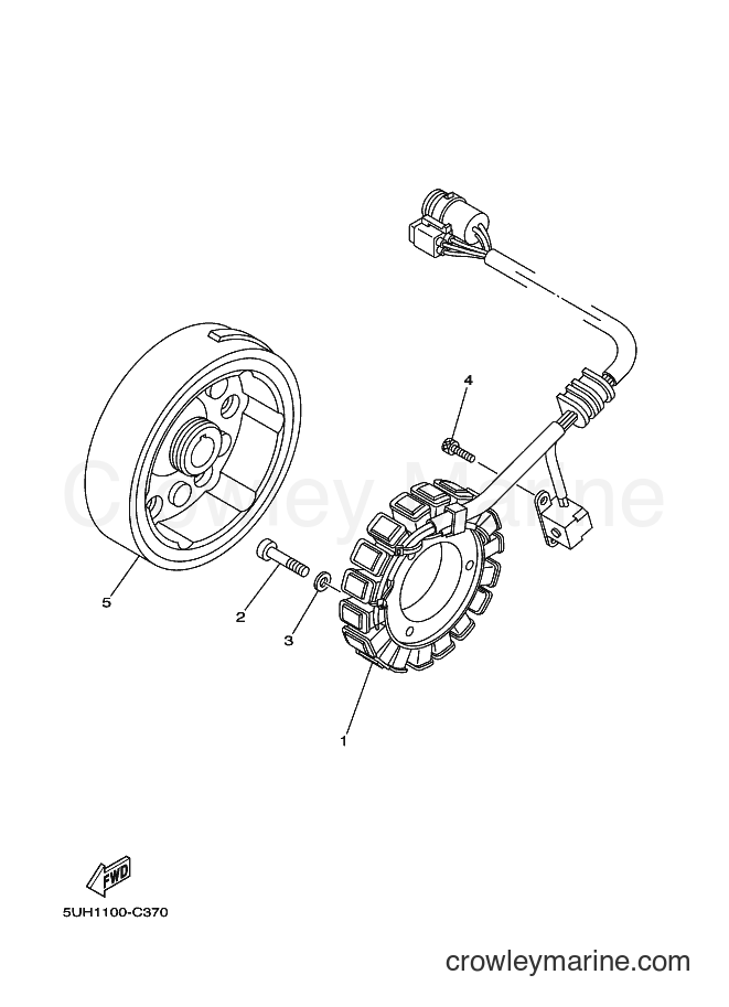 Yamaha Motors YFM350FWAN (4S2D) [010] - GENERATOR
