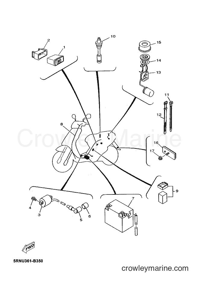Yamaha Motors YN50 (1P9F) [010] - ELECTRICAL 2