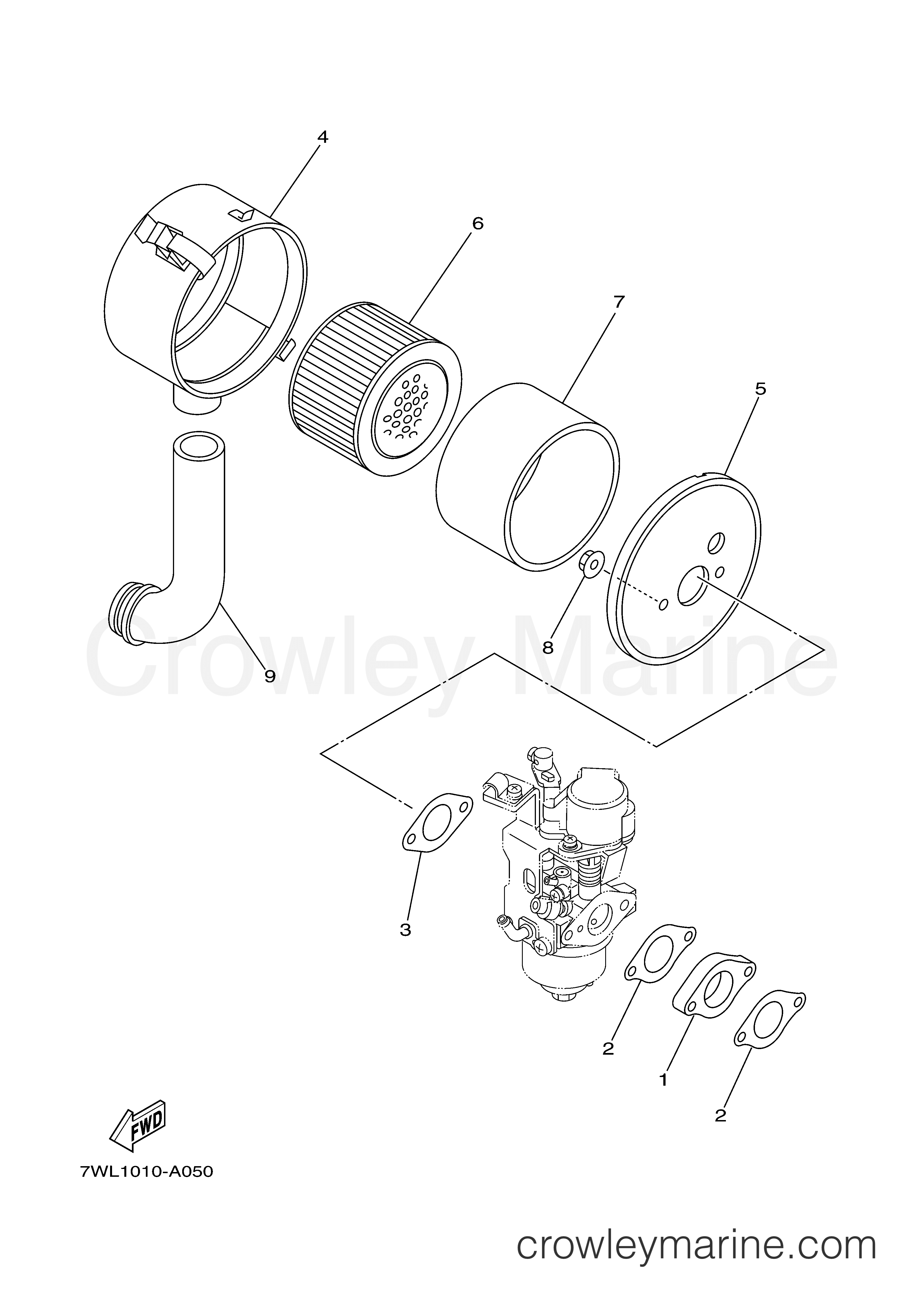 Yamaha Motors EF3000ISE - INTAKE