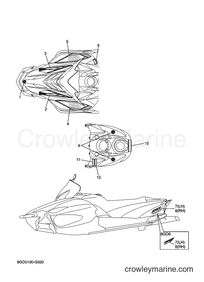 2008 Snowmobile RX10GT - RX10GT (8GD6) [010] - EMBLEM