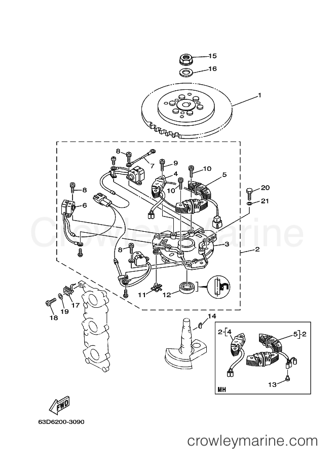 Yamaha Motors 40VES (63C4) [040] - GENERATOR