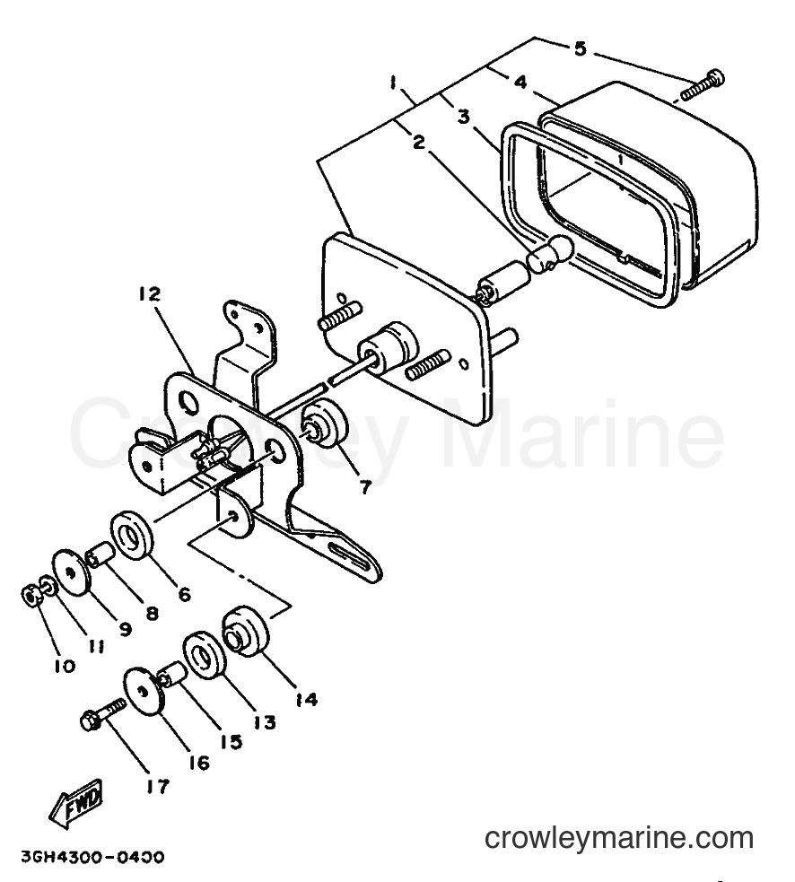 1990 ATV YFM250 - YFM250 (3GH4) [010] - TAILLIGHT