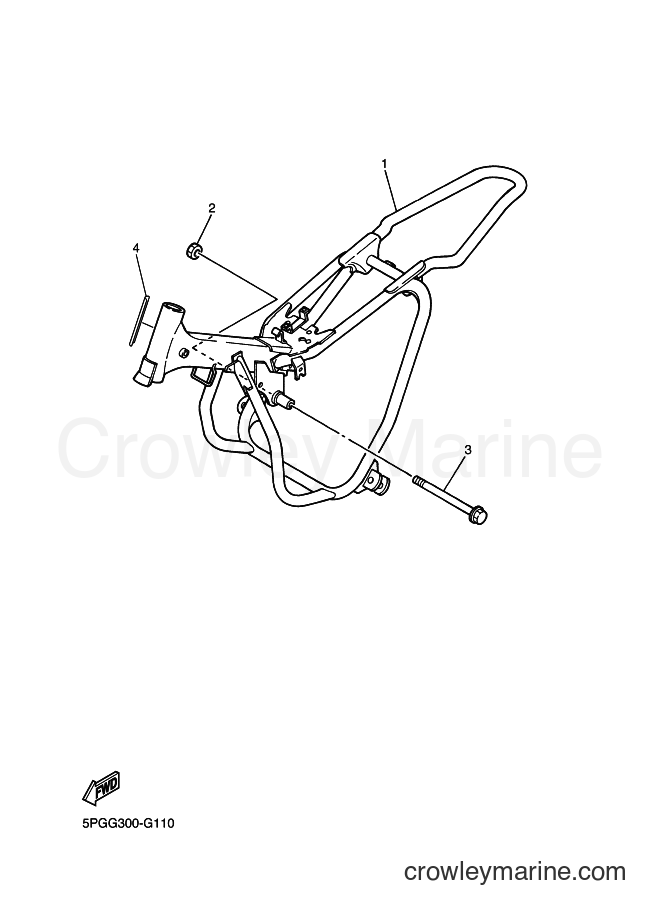 2011 Dirt Bike PW50 - PW50 (5PGS) [010] - FRAME