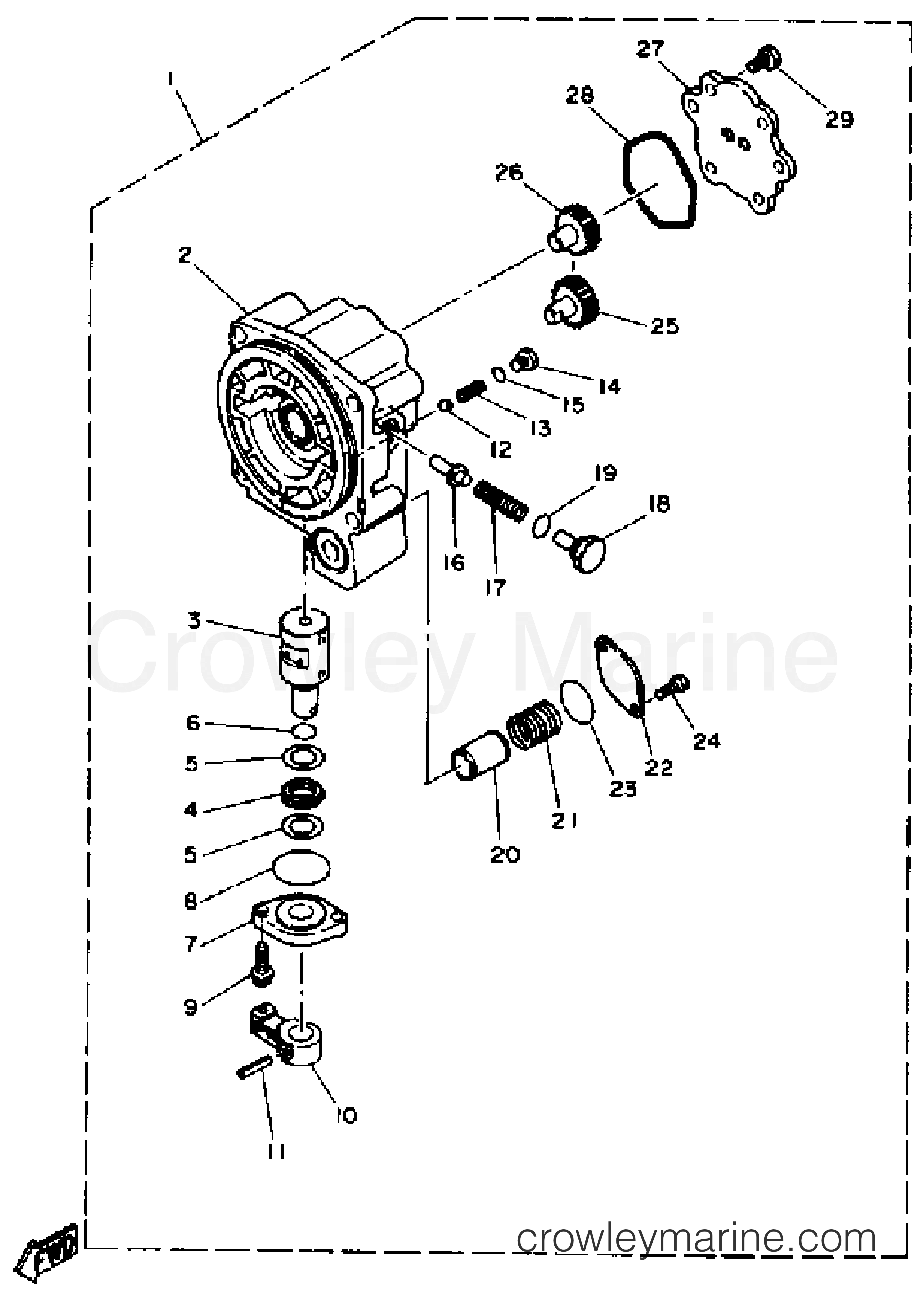 Yamaha Motors V8_7.4_INTERMEDIATE - SELECTOR VALVE ASSEMBLY