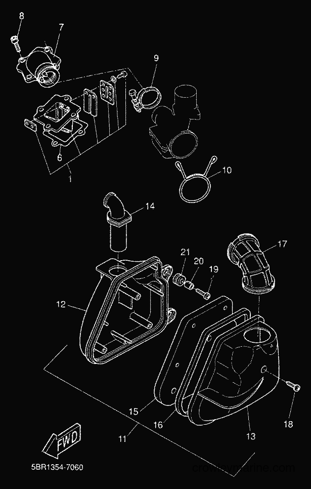 2000 Scooter YQ50 - YQ50 (5HEN) [010] - INTAKE