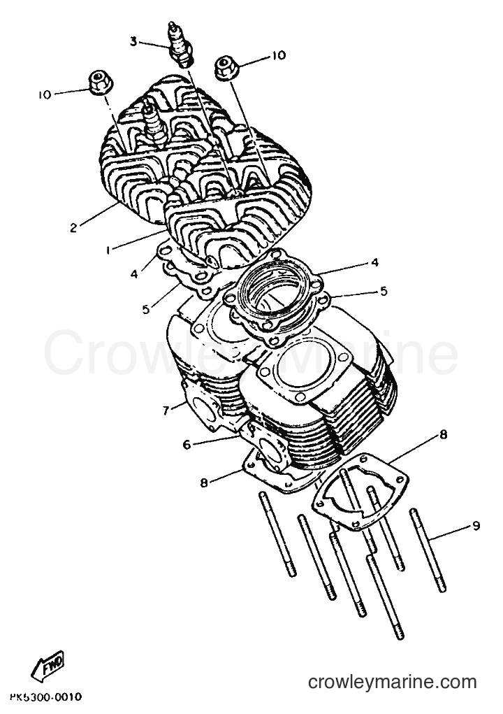 1987 Snowmobile ET340TRL - ET340TRL (83E) [999] - CYLINDER