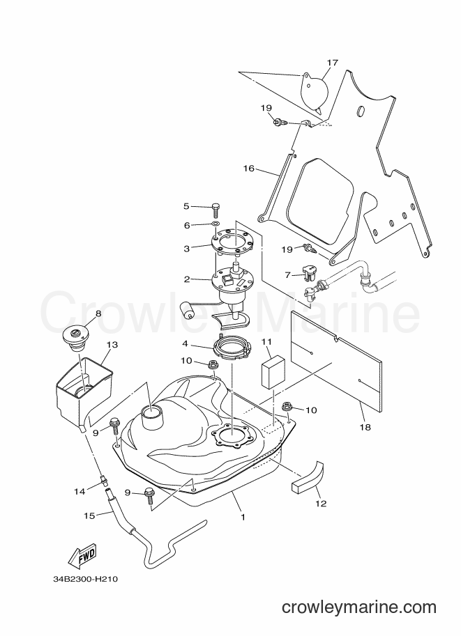 Yamaha Motors YP400A (34BE) [010] - FUEL TANK