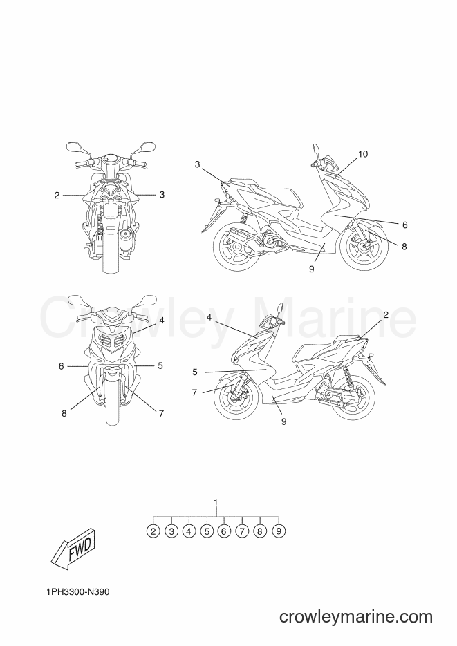 2014 Scooter NS50 - NS50 (1PH3) [080] - GRAPHIC & EMBLEM