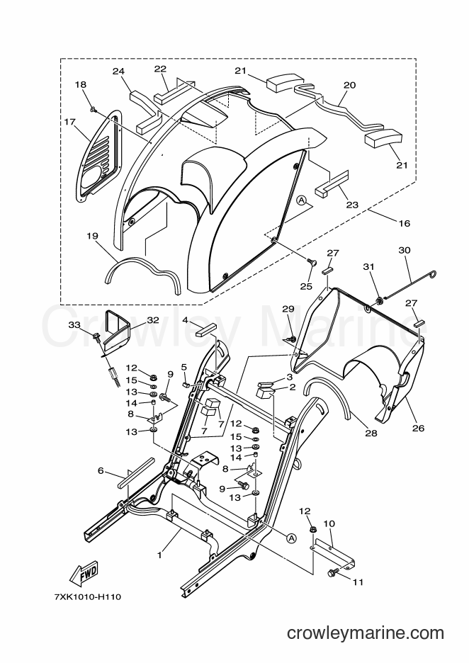 2013 Snowblower YU240 - YU240 (7XK1) [010] - FRAME