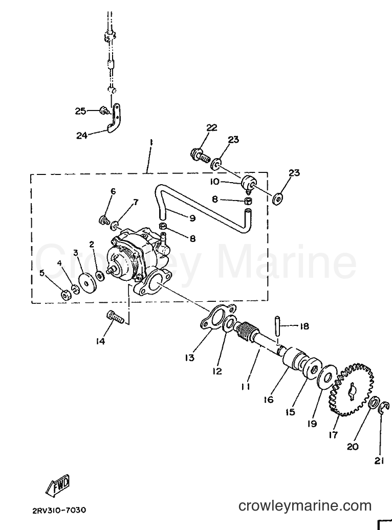 1987 Scooter FS1 - FS1 (2RT) [999] - OIL PUMP