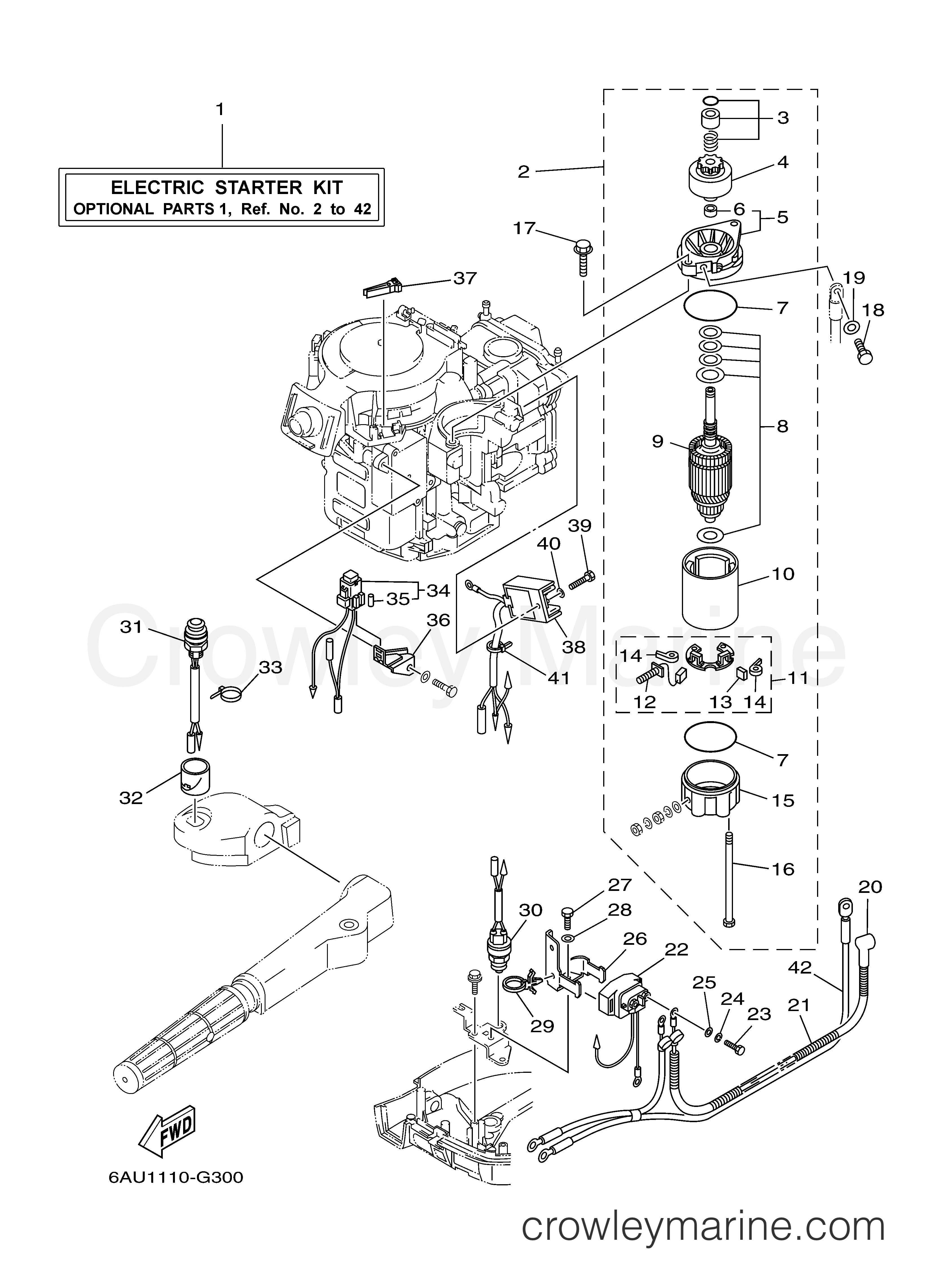 Yamaha Motors F9.9FMSH - OPTIONAL PARTS 1