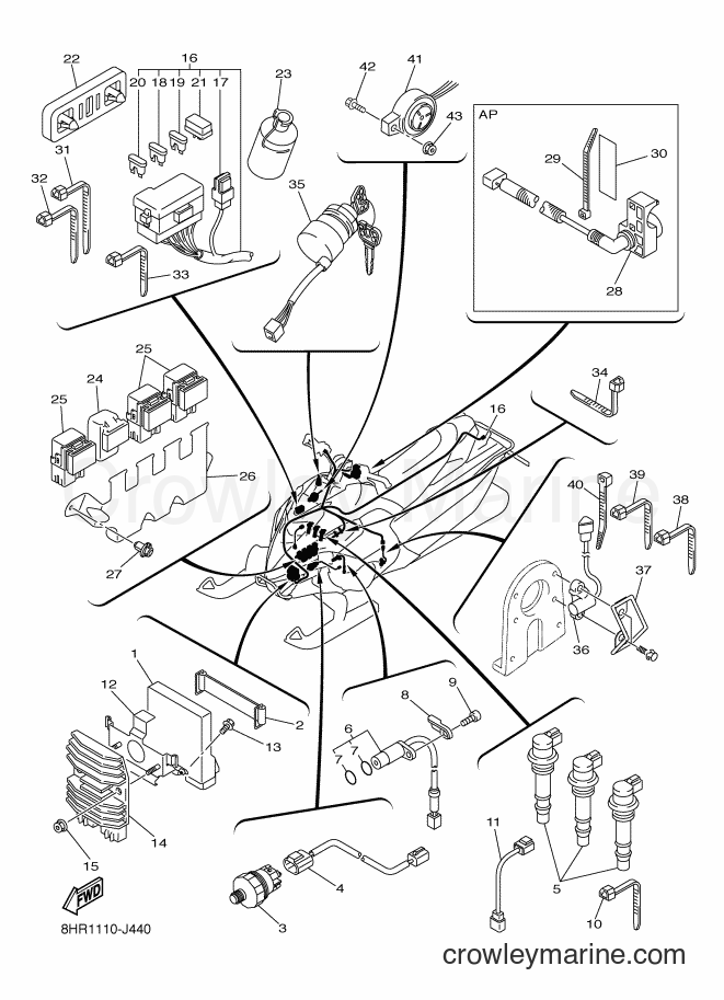 2010 Snowmobile RFX10RM - RFX10RM (8HAB) [020] - ELECTRICAL 1