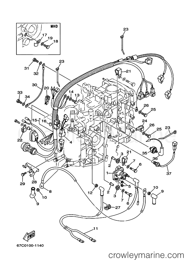 Yamaha Motors F40B (67C1) [220] - ELECTRICAL 2