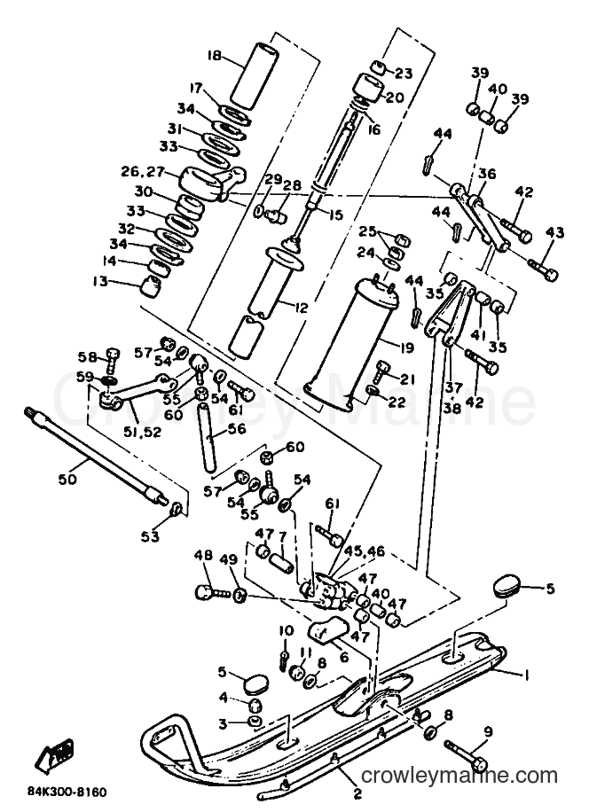 1989 Snowmobile PZ480 - PZ480 (86G1) [010] - SKI
