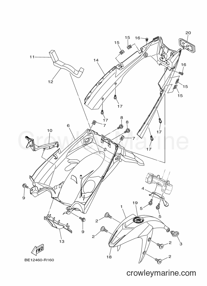Yamaha Motors AL125FC (BE12) [010] - FENDER