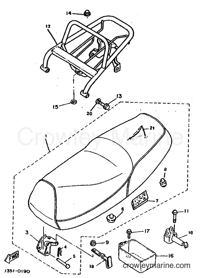 1995 Scooter CW50 - CW50 (4RW1) [010] - SEAT