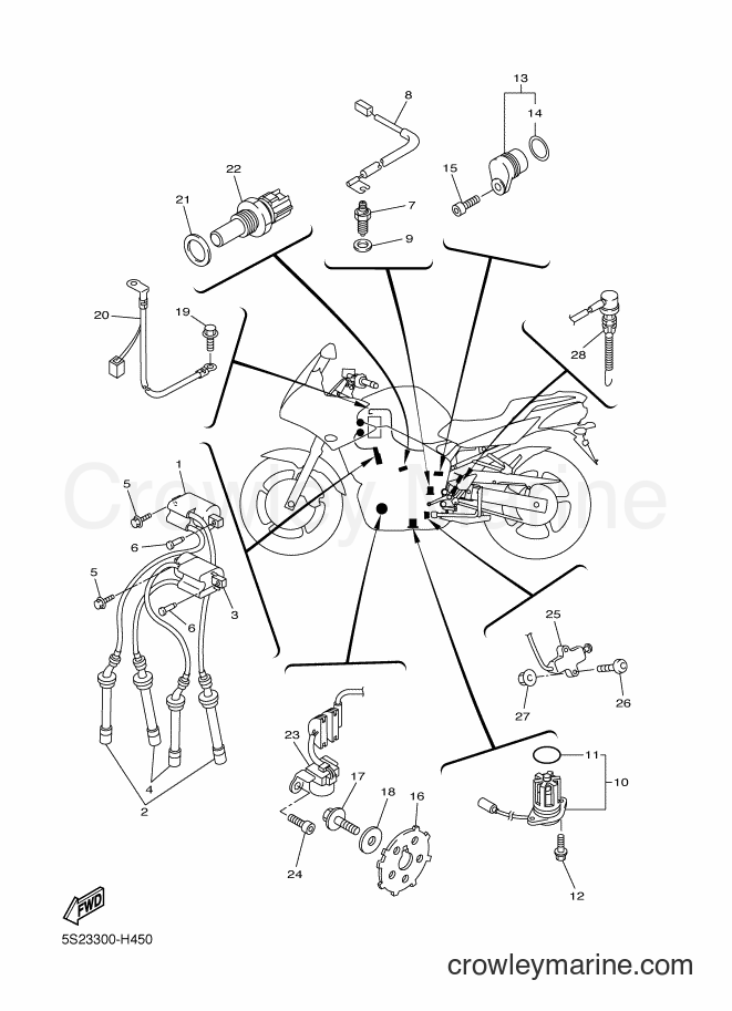 2009 Street Bike FZ6-SAHG - FZ6-SAHG (5S23) [060] - ELECTRICAL 1