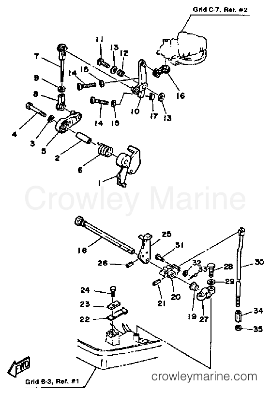 Yamaha Motors 50ELH - CONTROL ENGINE