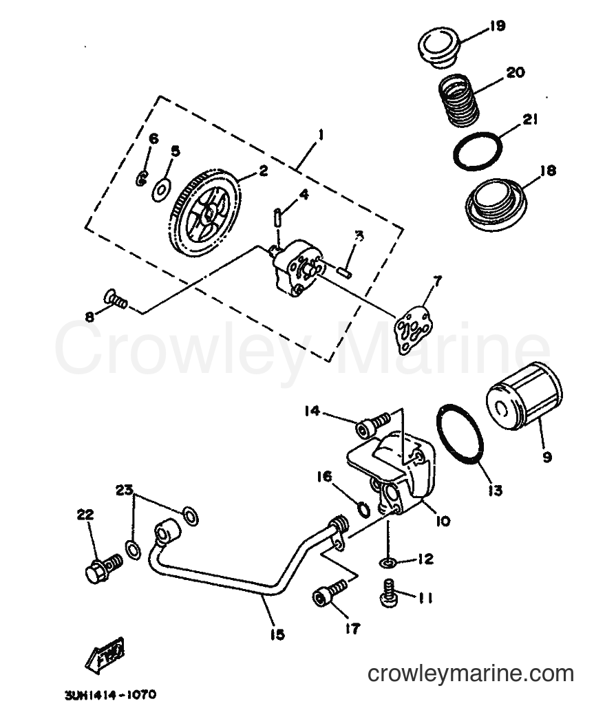 1992 Scooter XC150LC - XC150LC (3UH4) [999] - OIL PUMP
