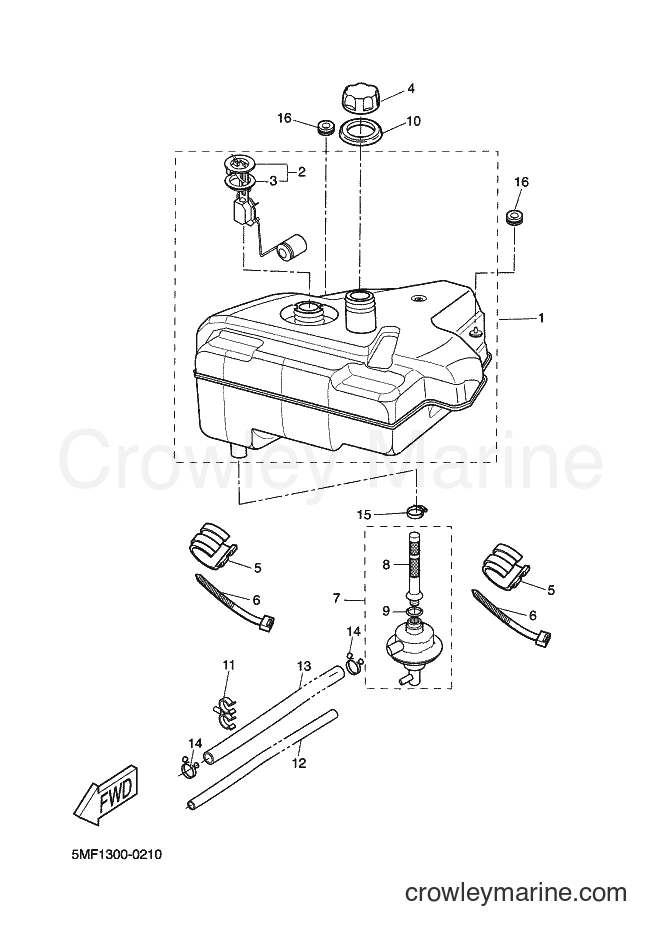 2000 Scooter XN125 - XN125 (5MF1) [030] - FUEL TANK