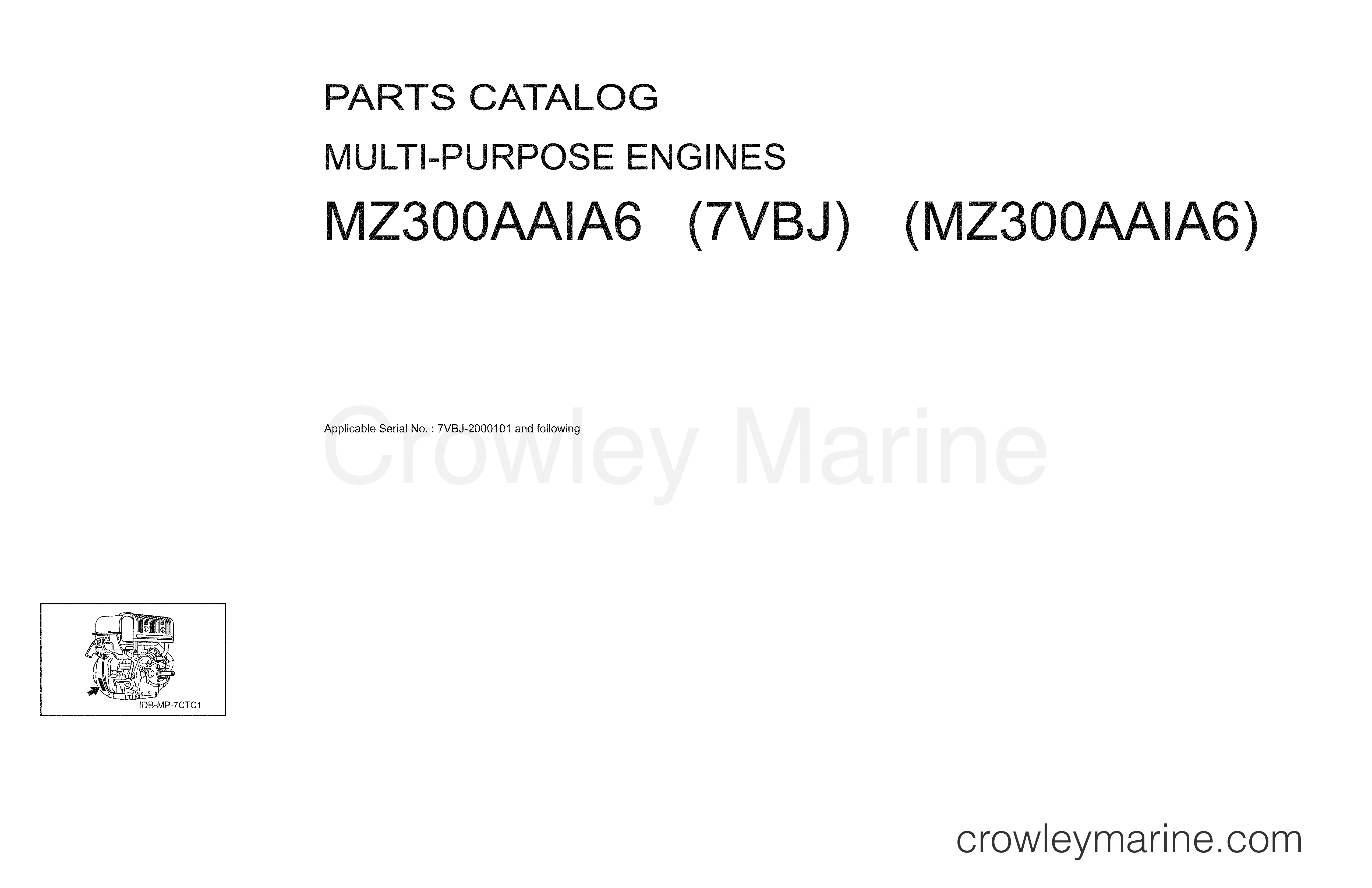 2011 UTV 300 - MZ300AAIA6 - 1 TITLE PAGE