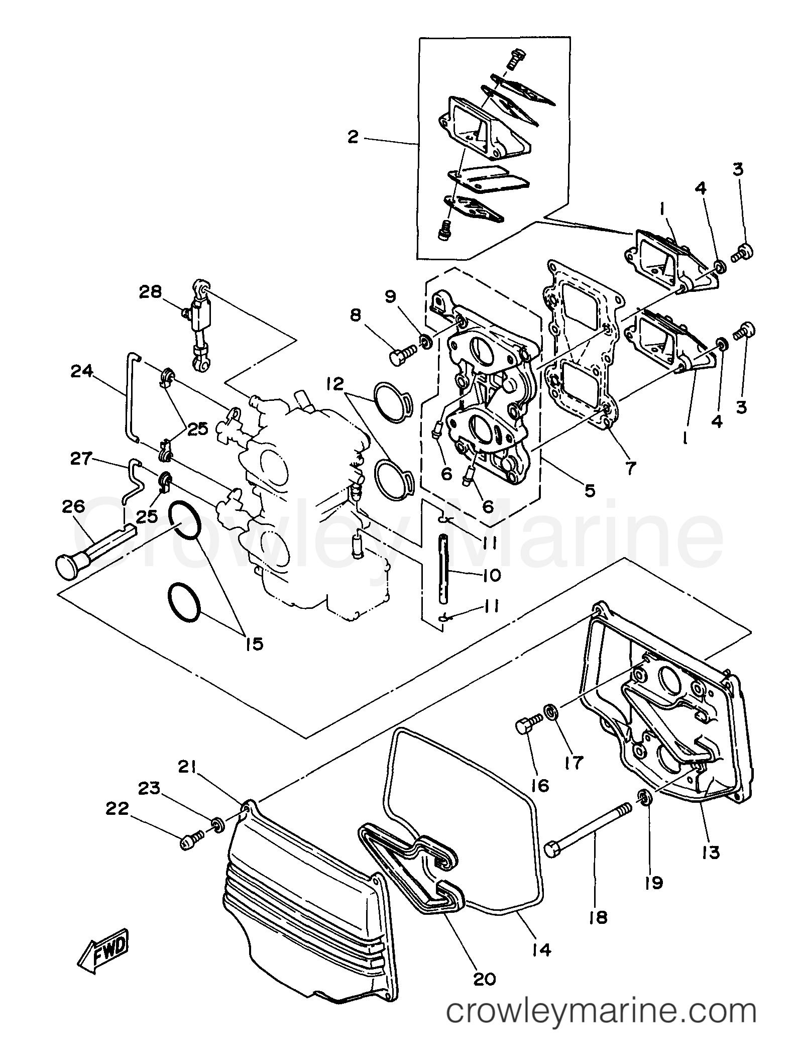 Yamaha Motors 25ESHX - INTAKE