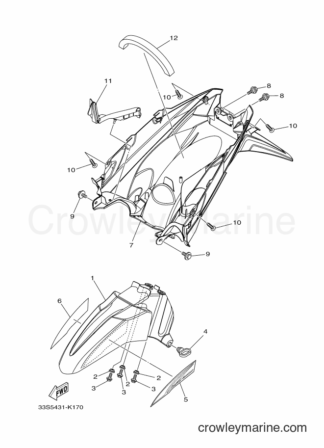 Yamaha Motors AL125 (33S7) [010] - FENDER
