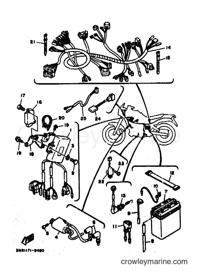 1990 Dirt Bike TDR250 - TDR250 (3NR2) [010] - ELECTRICAL 1