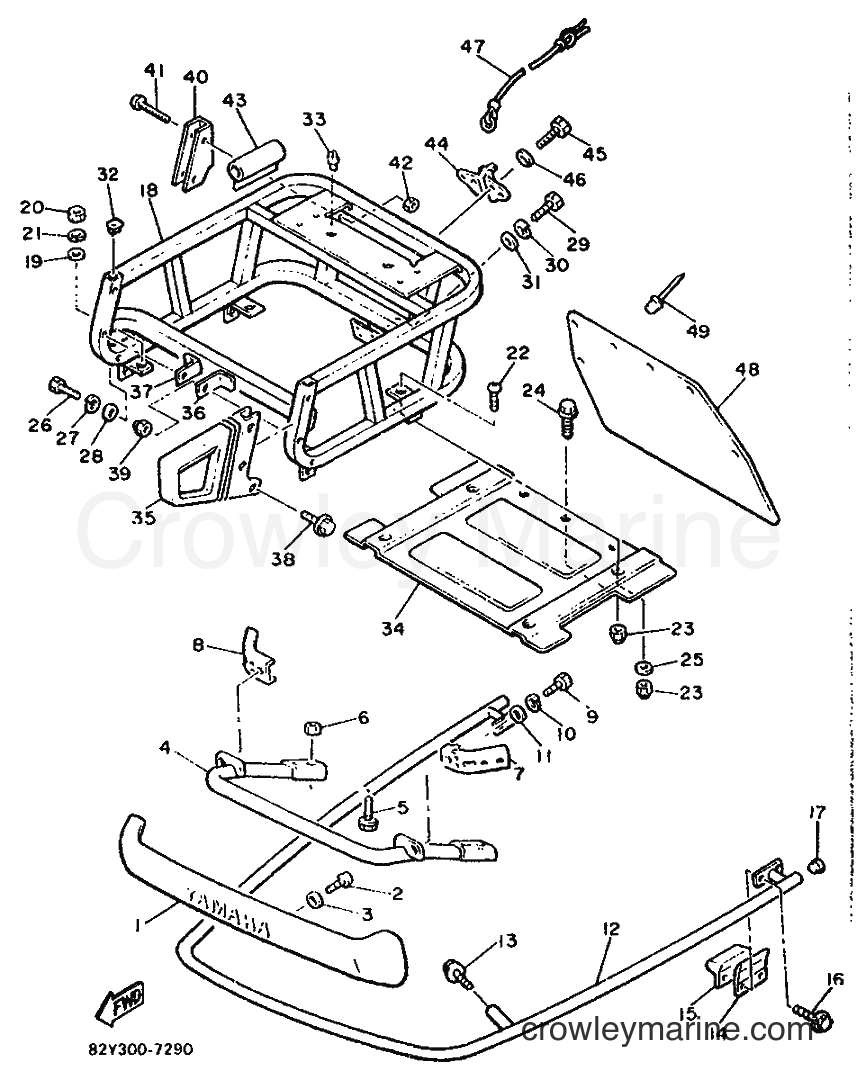 1988 Snowmobile ET340T - ET340T (84T) [999] - BUMPER