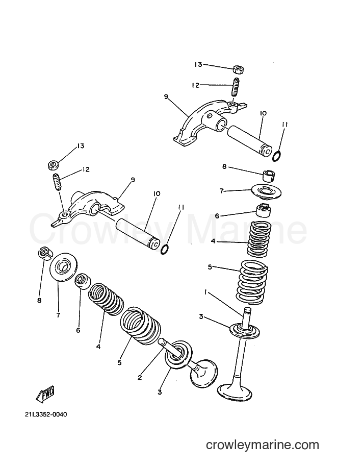 2000 Street Bike SR250 - SR250 (21L3) [010] - VALVE
