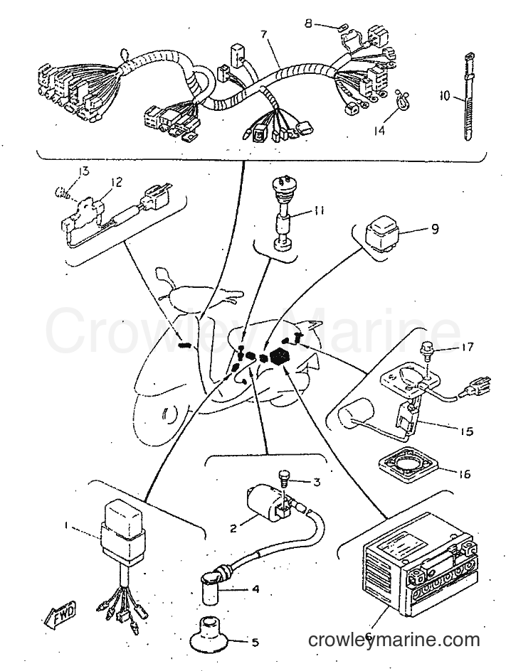 1998 Scooter CY50R - CY50R (3WG7) [999] - ELECTRICAL 2