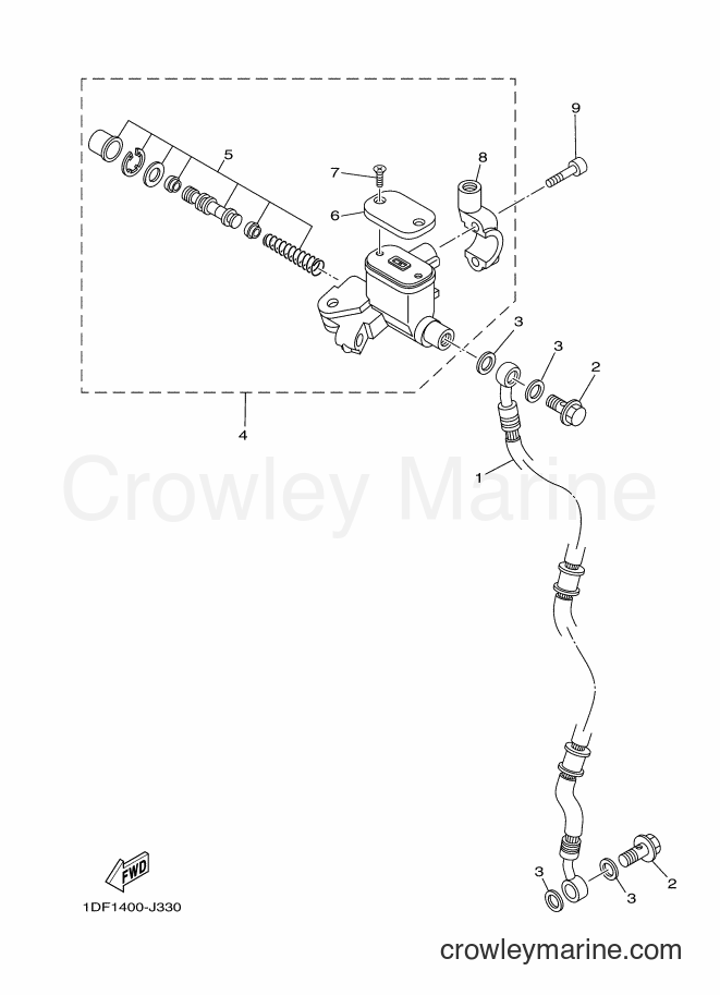 2010 Scooter T115LSE - T115LSE (16S8) [010] - FRONT MASTER CYLINDER