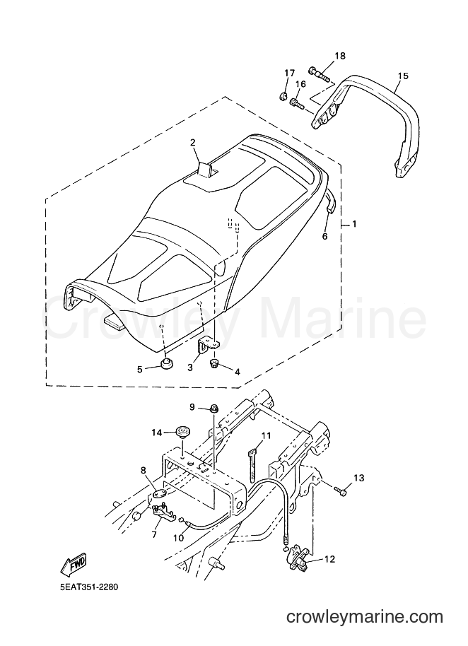 Yamaha Motors XJR1300 (5WM7) [080] - SEAT