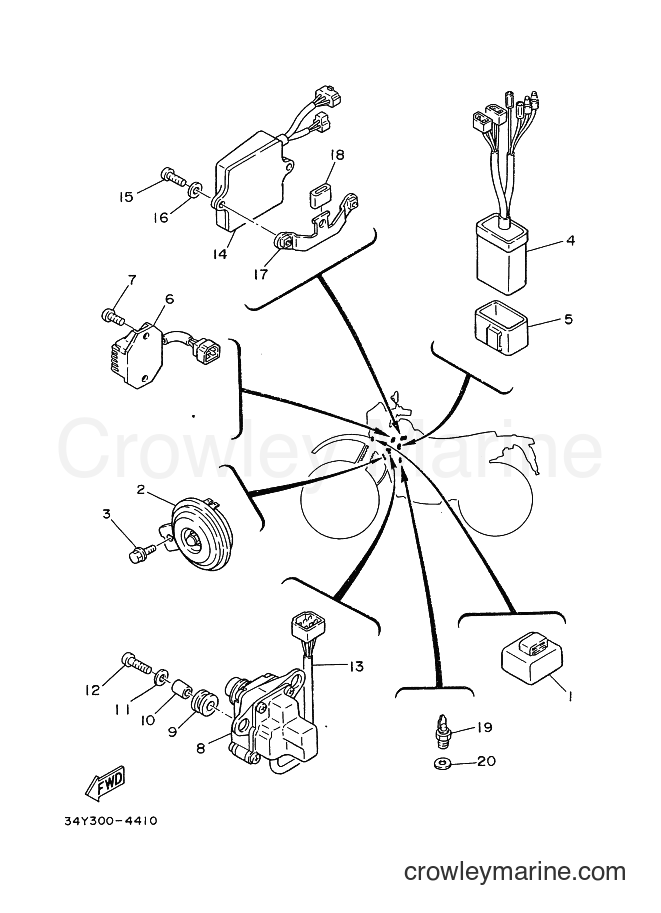 1987 Dirt Bike DT125 - DT125 (35E) [999] - ELECTRICAL 2